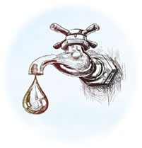water spout drawing