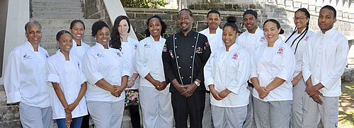 Lion Fish Chef Ming and Students