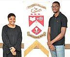 BC Students Bathsheba Jones and Khaleel Daley