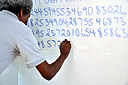 Troy Ashby writing Pi Record