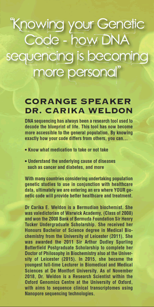 Dr Carika Weldon Bio