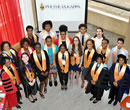 Phi Theta Kappa students and dignitaries THMB