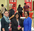 transfer pathways fair with Tammy Richardson, Dr Curtis Tweed and Dr Greene