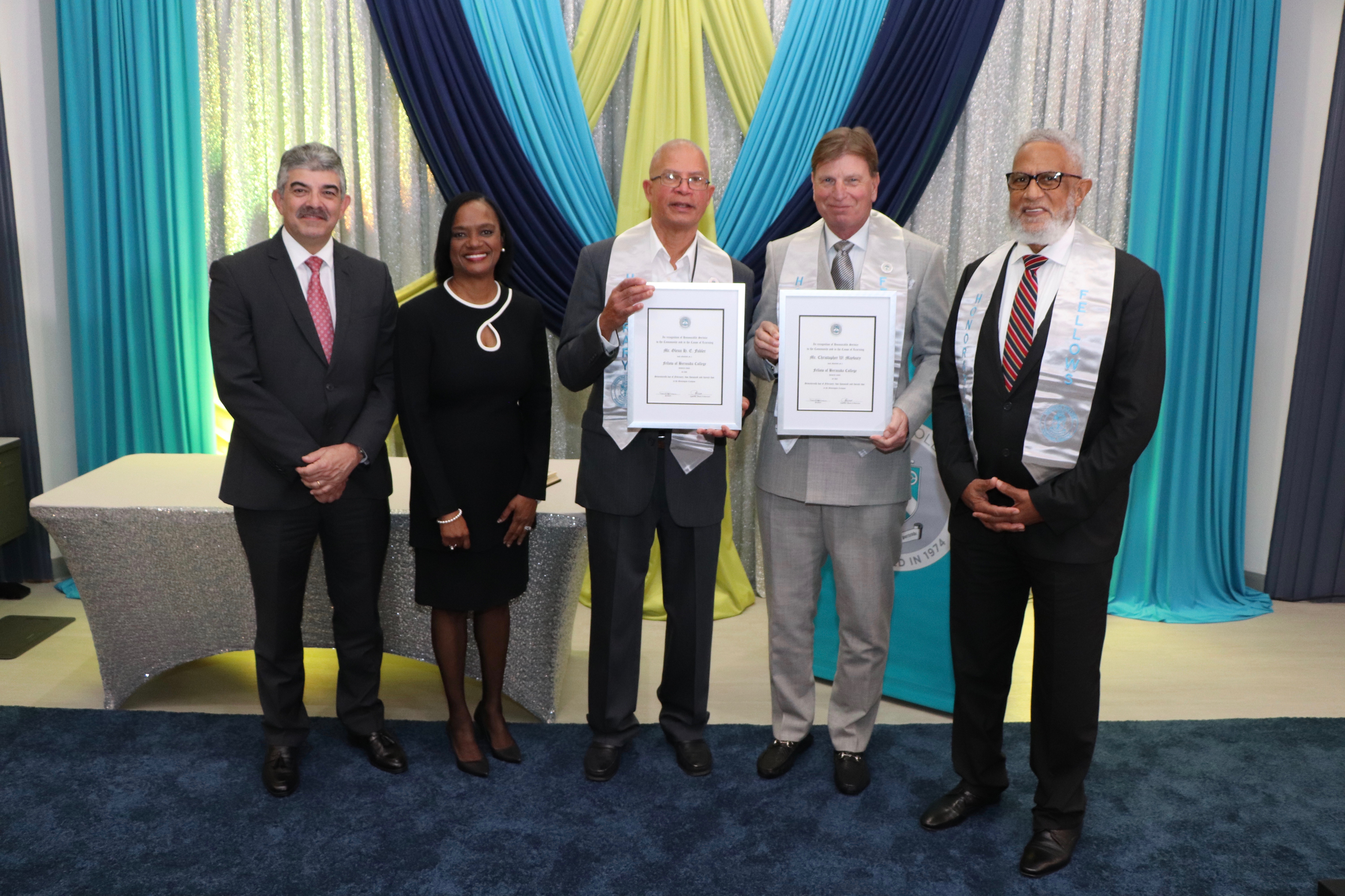 Two Honorary Fellows