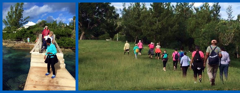 LLC Rambling Club on a walk in 2017